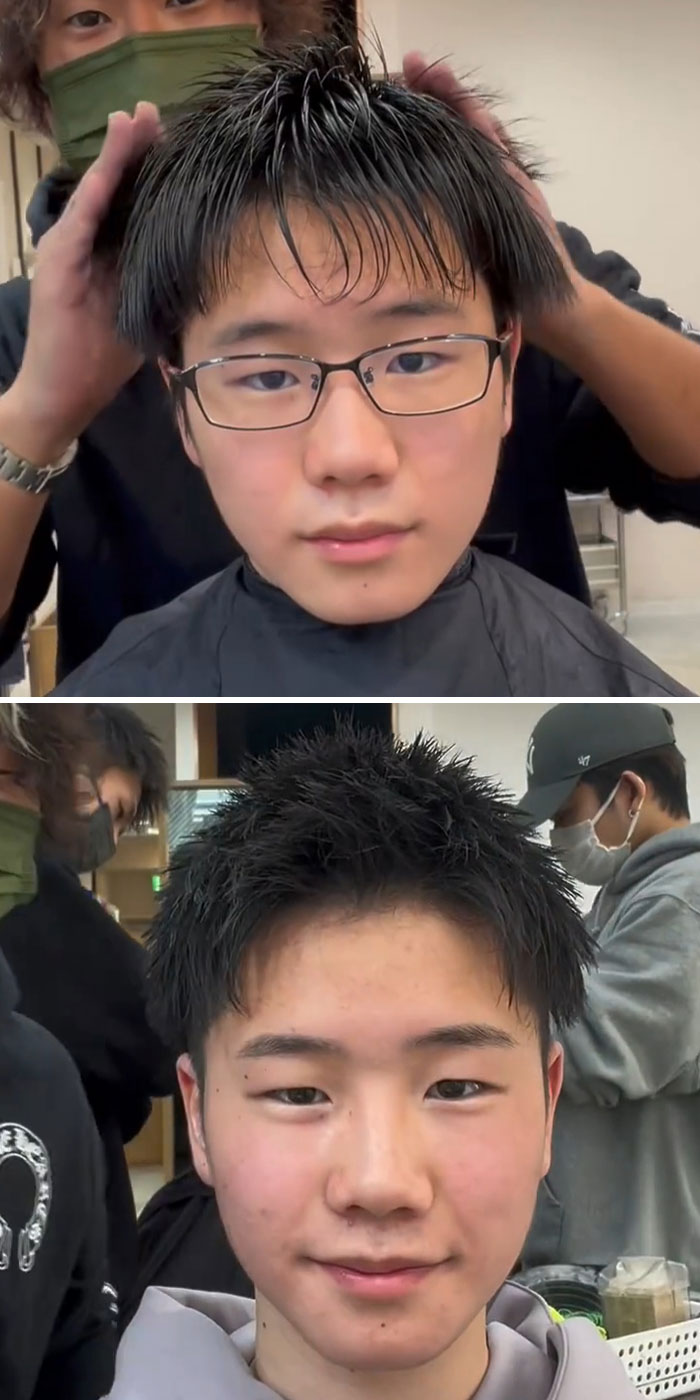 This Japanese Hairdresser Proves That Hairstyles Are Important By Giving People Makeovers (30 New Pics)