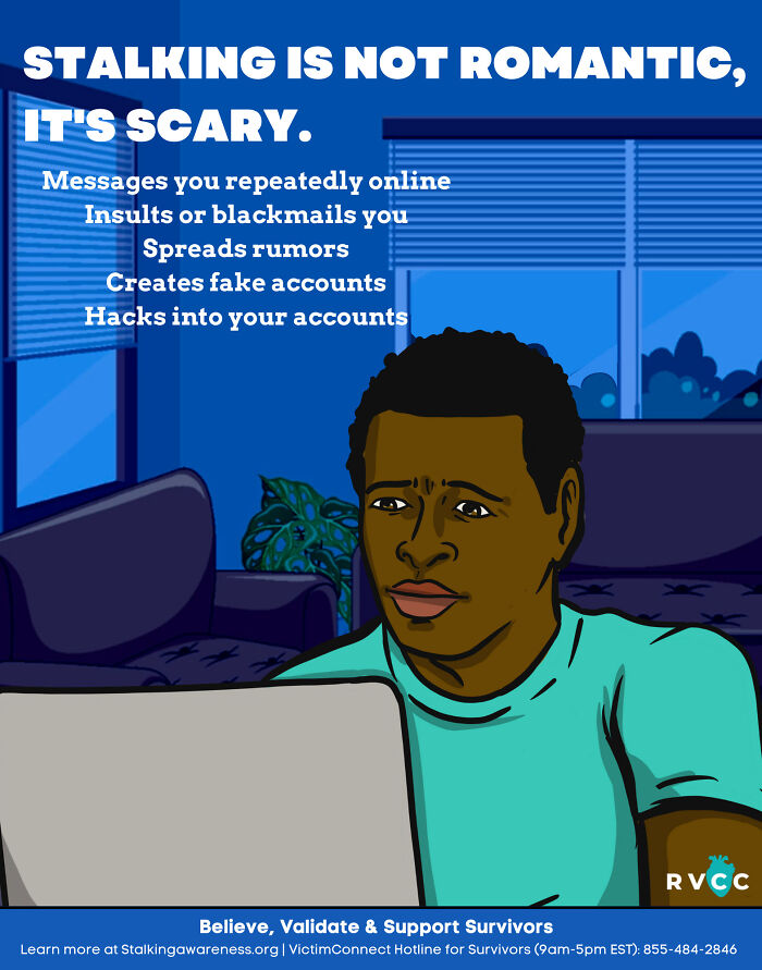 8 Illustrations That Demonstrate What Stalking Looks Like