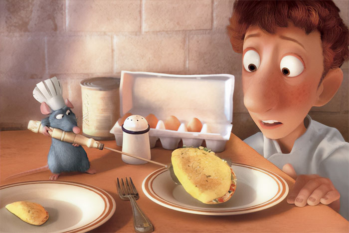 Remy’s Omelette (Ratatouille)