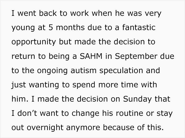 Mom Asks If She's Being Unreasonable For Thinking About 'Canceling Christmas' At Her In-Laws, So As To Not Disrupt Son's Daily Routine