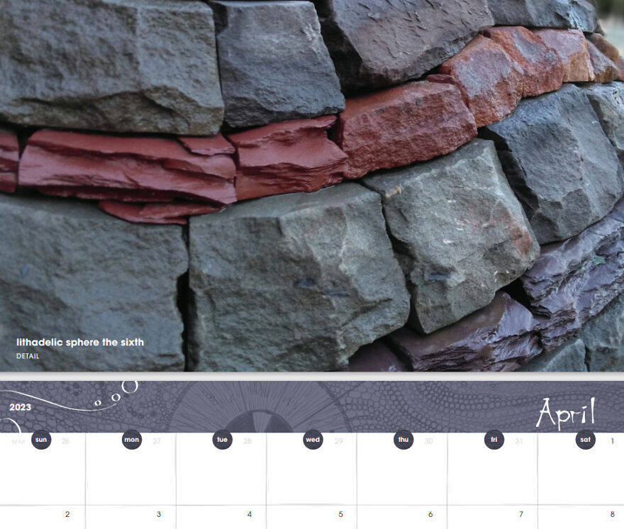 After 16 Years Being Self Employed Doing Stone Art, I Created A Calendar