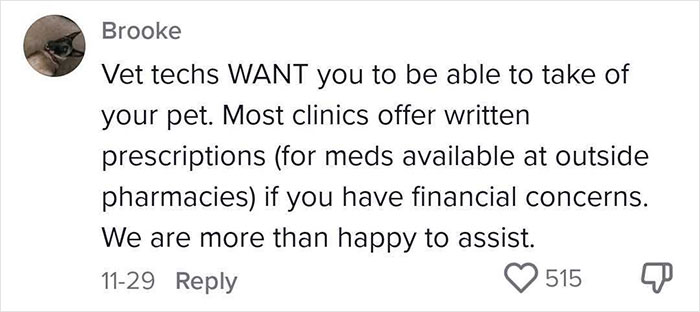 Woman Shares A Life-Saving Tip Vet Techs Don't Tell Pet Owners, Explains How To Save Money On Medication Woman Shares A Life-Saving Tip Vet Techs Don't Tell Pet Owners, Explains How To Save Money On Medication