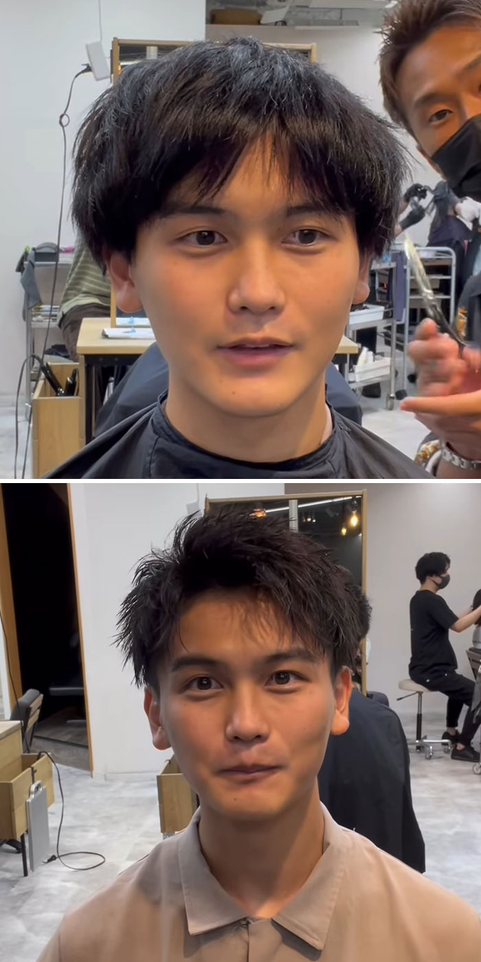 This Japanese Hairdresser Proves That Hairstyles Are Important By Giving People Makeovers (30 New Pics)
