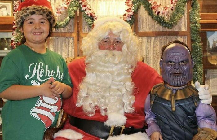 The Santa Meet And Greet Was On The Same Day As Comic-Con