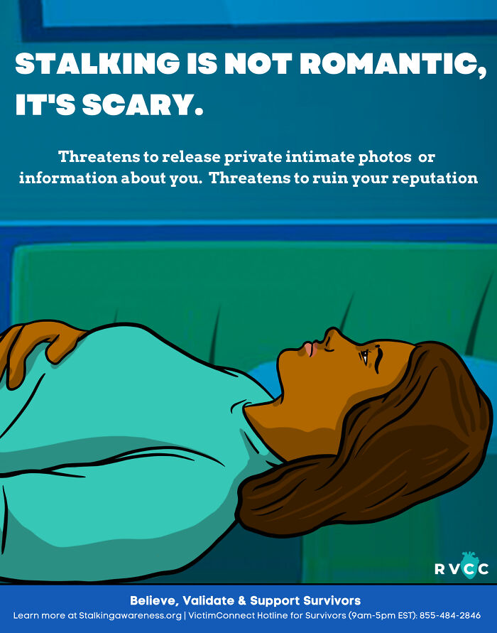 8 Illustrations That Demonstrate What Stalking Looks Like