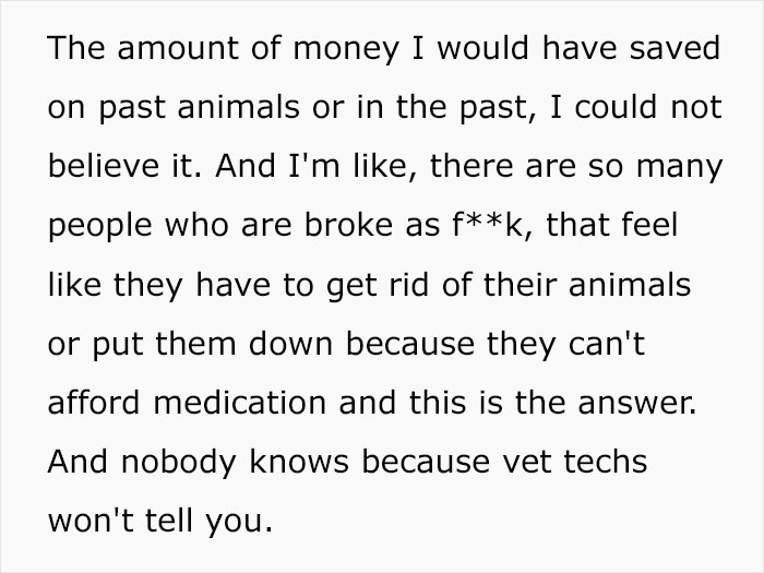 Woman Shares A Life-Saving Tip Vet Techs Don't Tell Pet Owners, Explains How To Save Money On Medication Woman Shares A Life-Saving Tip Vet Techs Don't Tell Pet Owners, Explains How To Save Money On Medication