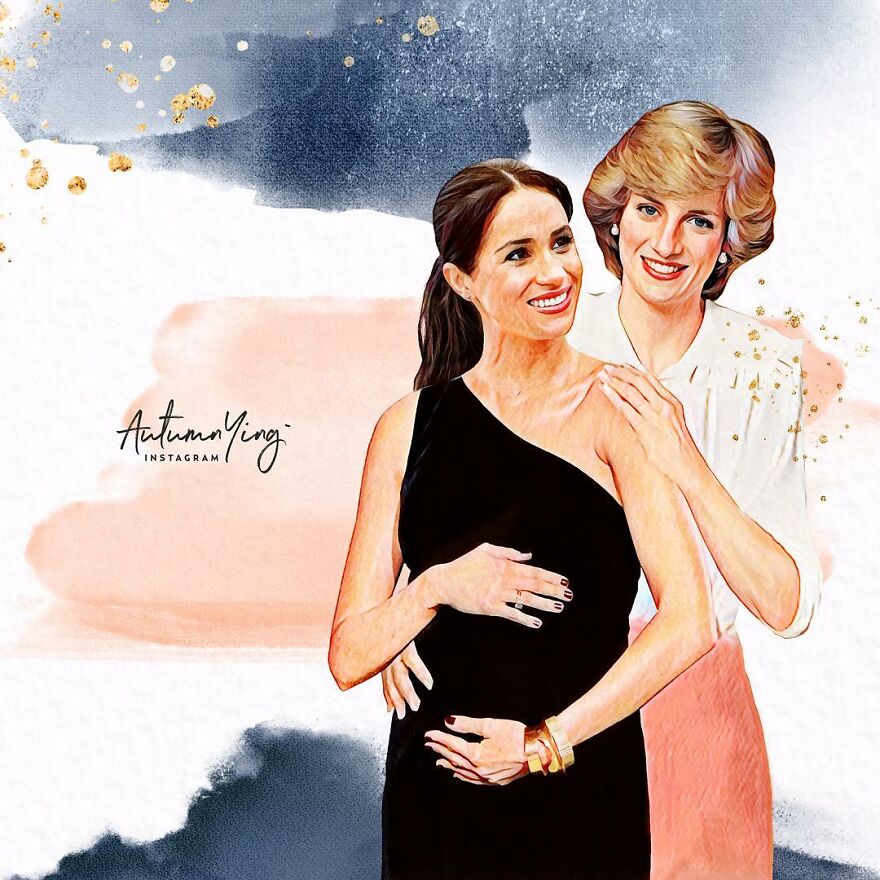 What If Princess Diana Was Alive? Artist Makes Emotional Portraits If This Were Real (24 Pics)