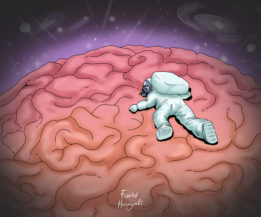 I Have Illustrated Human Brains In A Creative Way