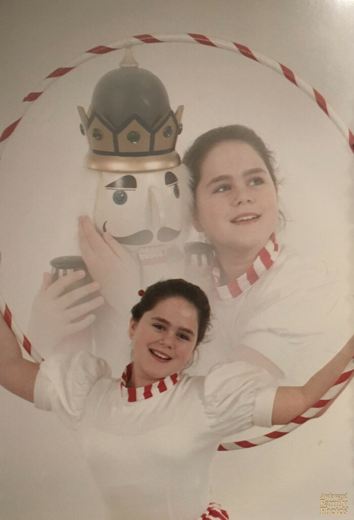 Growing Up, I Did Ballet And I Performed In The Nutcracker More Times Than I Can Remember. The Photographer Insisted That I Caress The Nutcracker Doll, Resulting In This Creepy, Borderline Objectophilia Gem