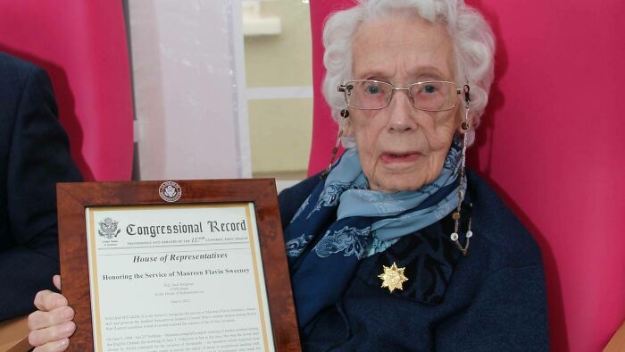 3 Days Before D-Day, A 21 Year Old Irish Woman Named Maureen Flavin Took Her Hourly Barometer Reading And Sent It To Dublin. She Had No Idea That This Single Data Point Would Be Sent Directly To Eisenhower And Averted Disaster By Delaying D-Day Due To An Incoming Storm