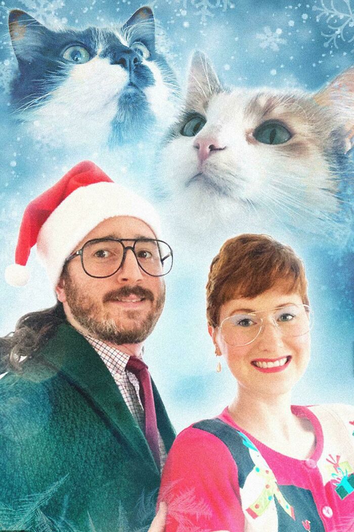 Spent My Sunday Working On Our Annual Off Putting Holiday Card