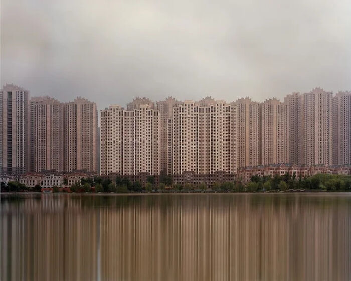 Chinese Ghost City. Huge Skyscraper Areas That No One Lives In