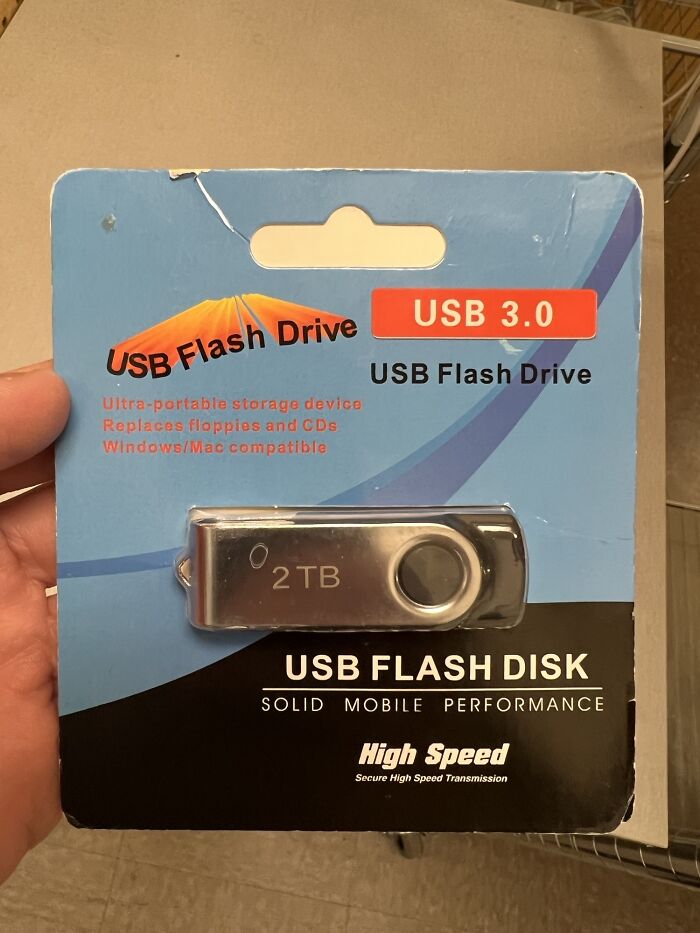 Customer: “Can You Back Up My Data Onto This? It Was A Good Deal At 40 Bucks!”