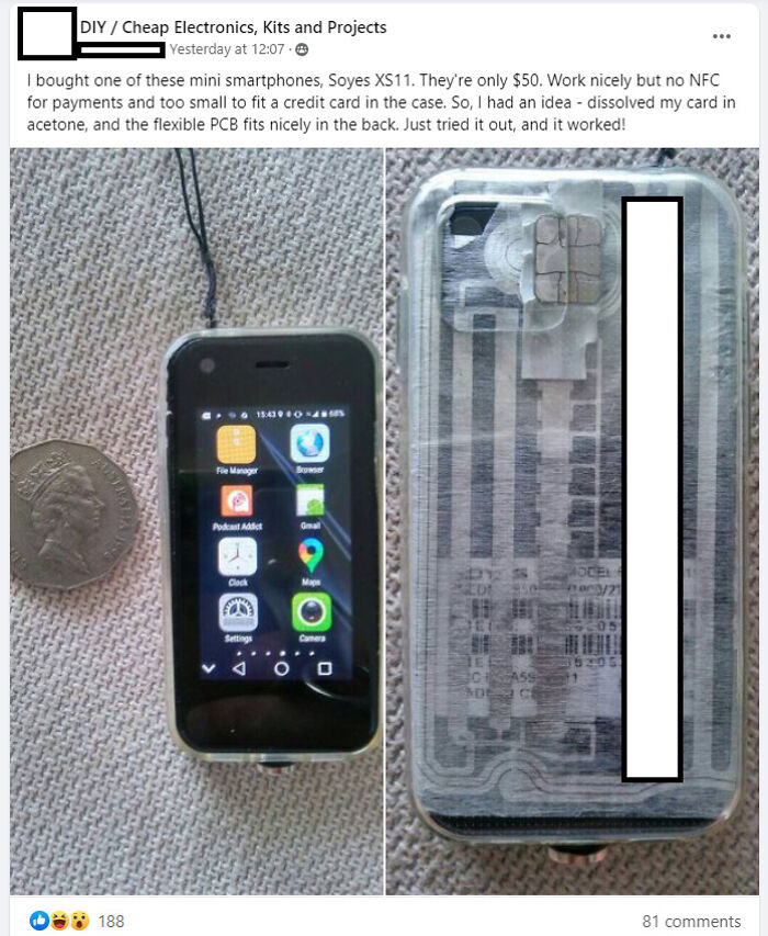 Sorry For The Social Media Screenshot, But I Couldn't Not Repost This. Yes, I Had To Censor His Card Number