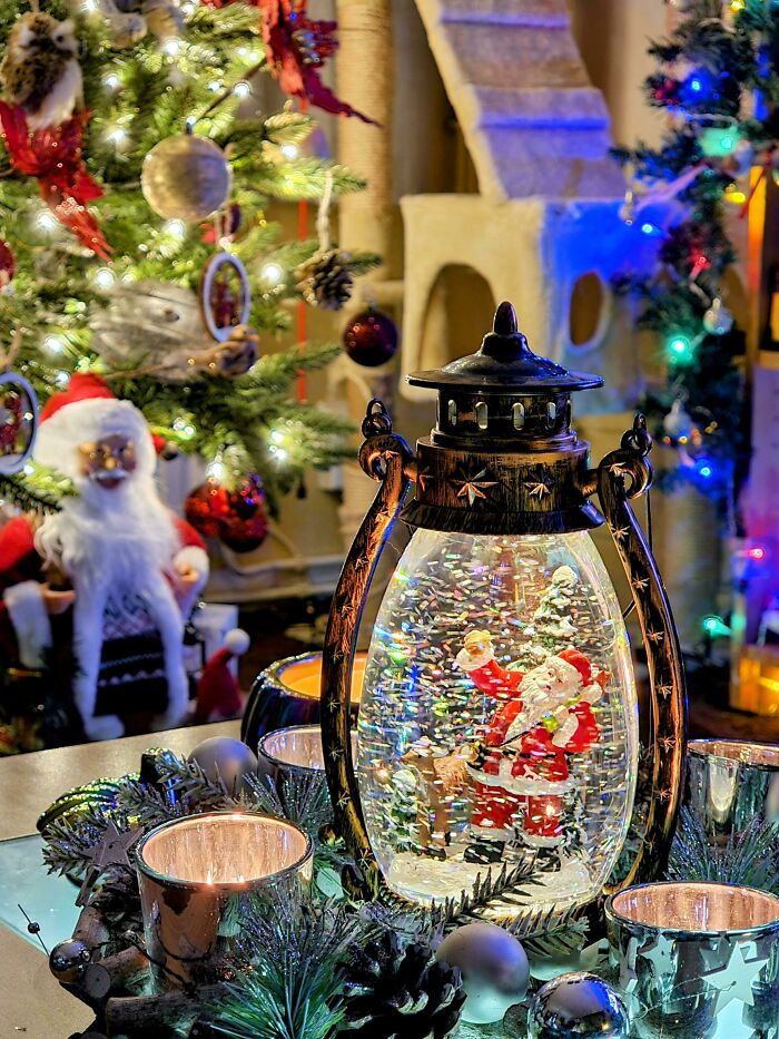 Bought One Of Those Spinning Glitter Lanterns