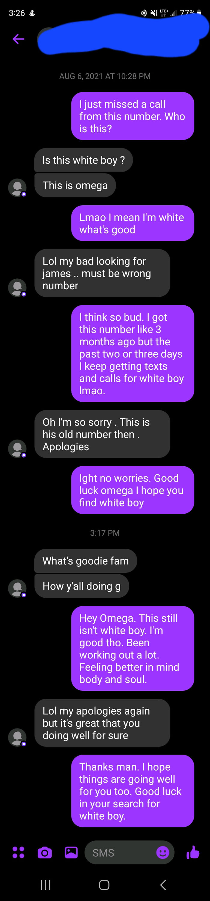 Omega Still Looking For White Boy More Than A Year Later