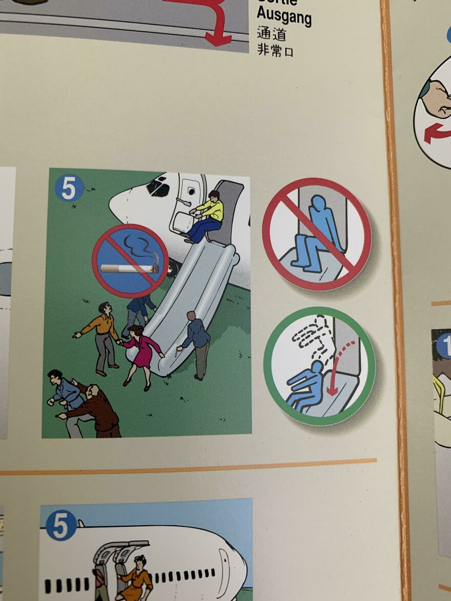 In The Event Of An Emergency, Please Don’t Smoke While Sliding