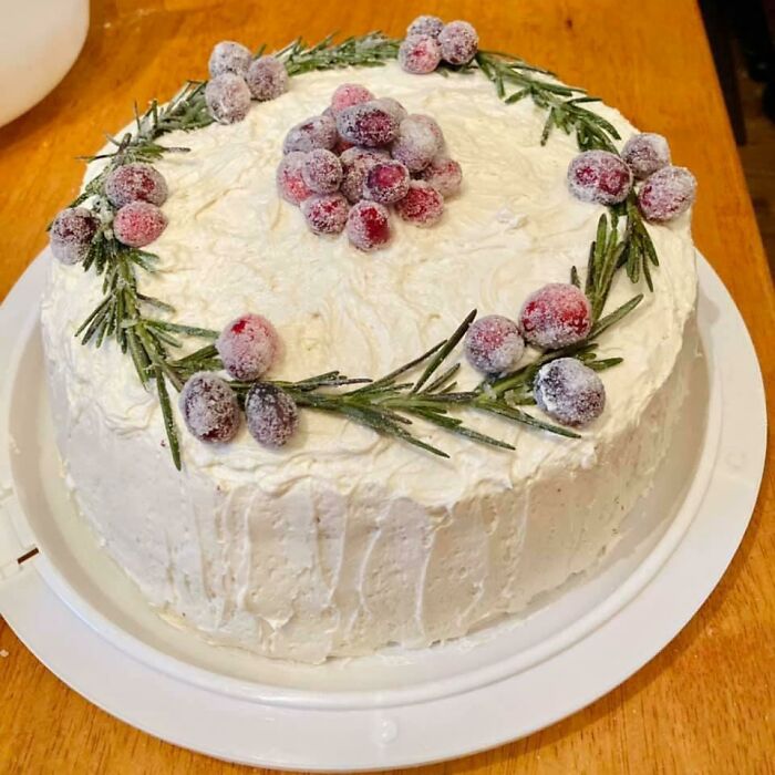 Merry Christmas Eve! Red Velvet With Ermine Frosting