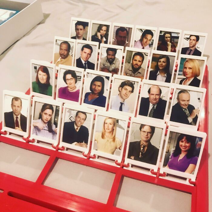 This Office Themed Guess Who Game My Wife Made Me For Christmas