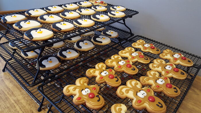 Home-Made Cookies For My Daughter's Kindergarten Christmas Party