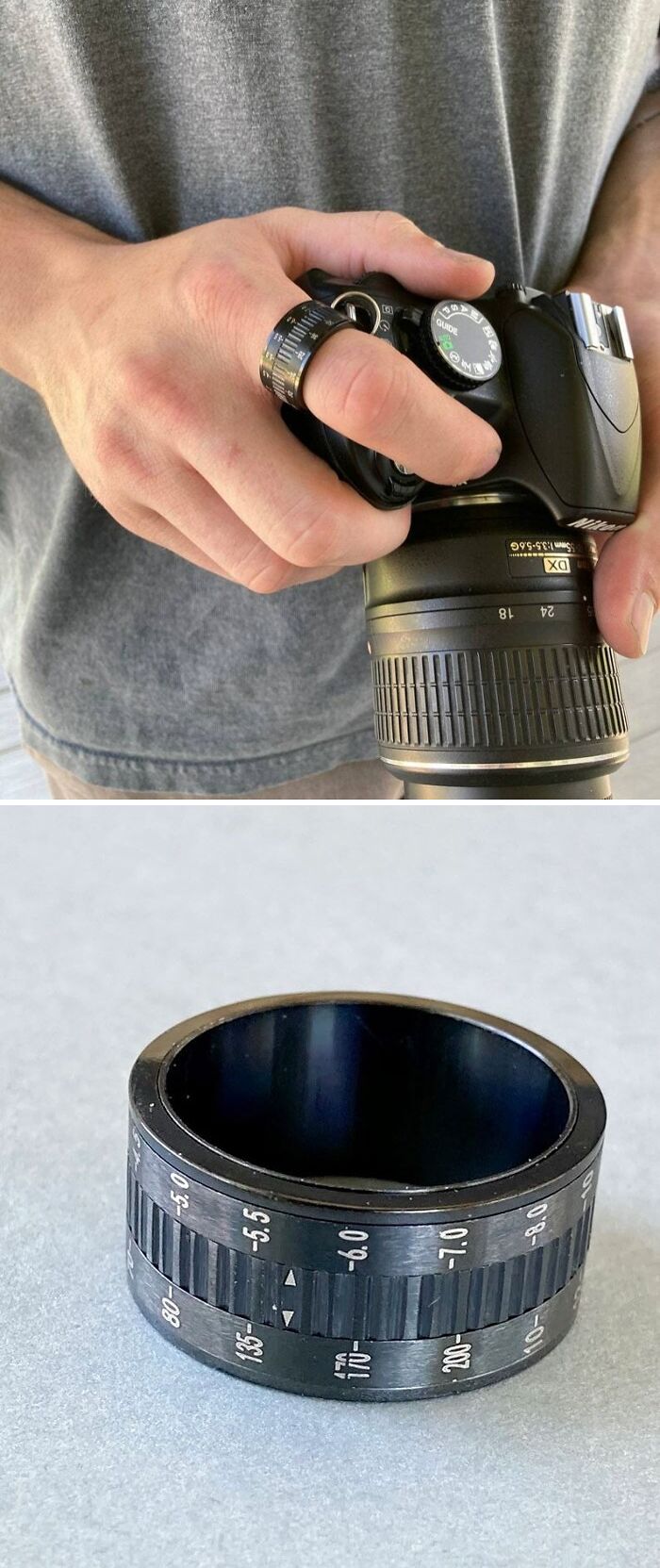 Vintage Camera Ring