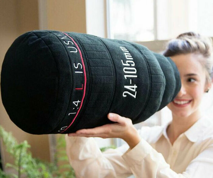 Camera Lens Pillow