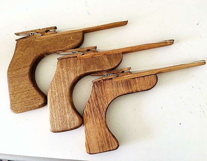 My Uncle Pissed Me Off So I Made His 3 Young Sons Rubber Band Shooters For Christmas