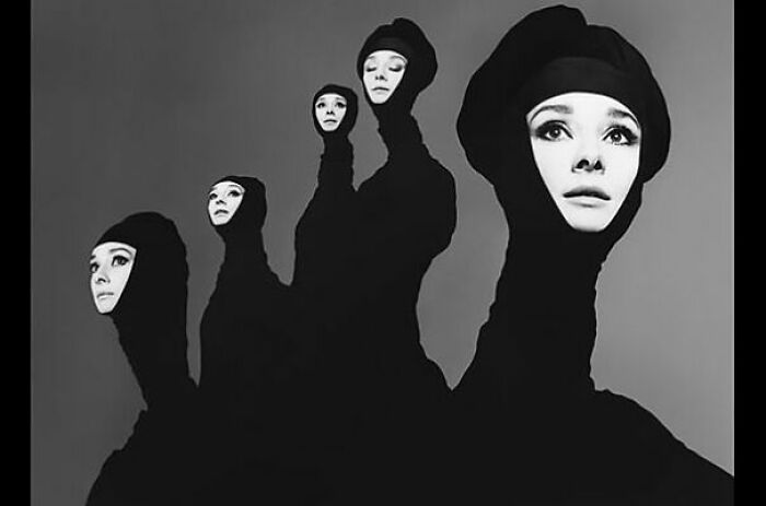 Audrey Hepburn Photographed By Richard Avedon In New York, 1967