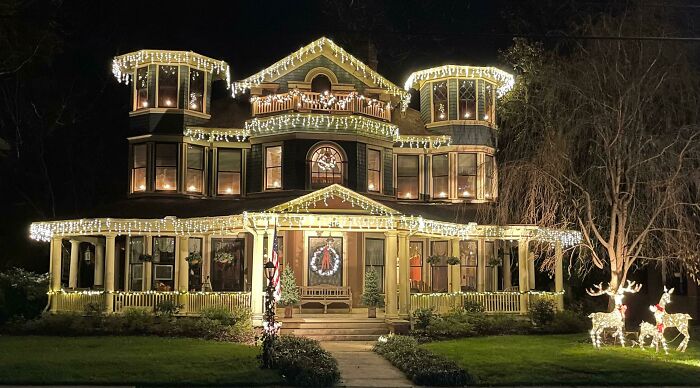 My House In Salisbury, NC Decorated For Christmas
