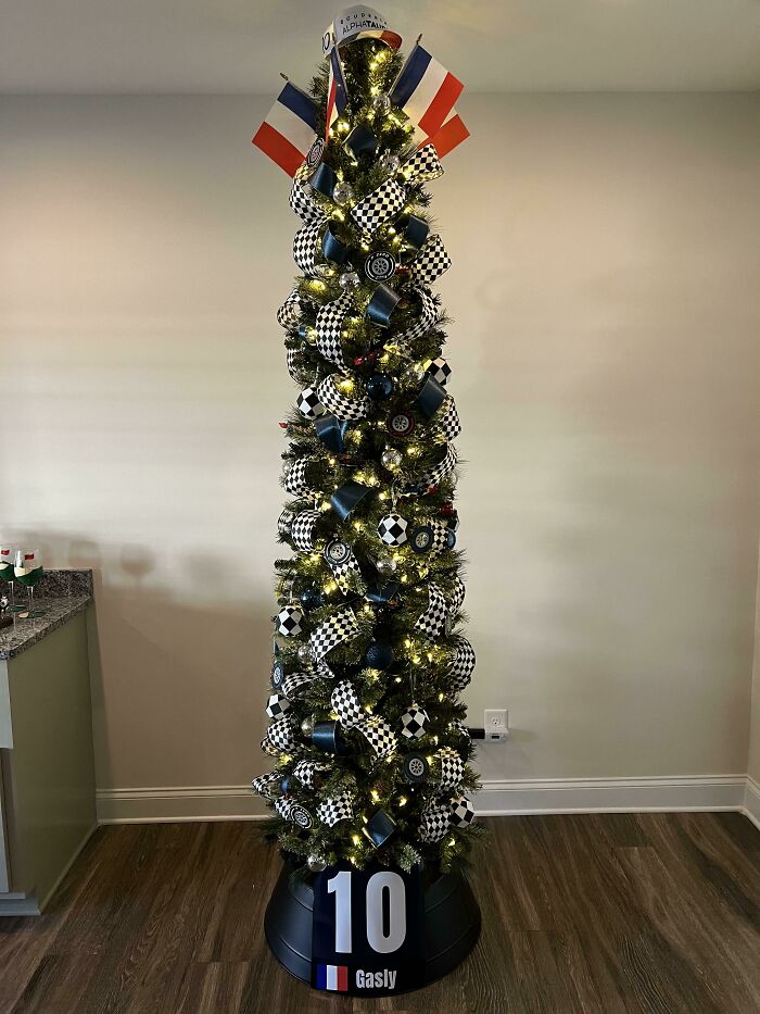 My Pierre Gasly Christmas Tree