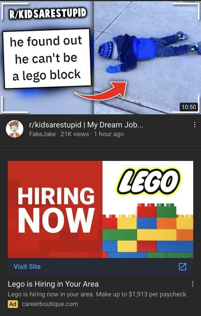 I Don’t Know Where This Is Supposed To Go.. But I Think The Kid Has A Chance