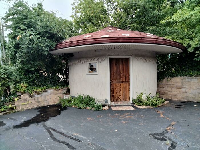 I Found A Smurf House While Biking Today