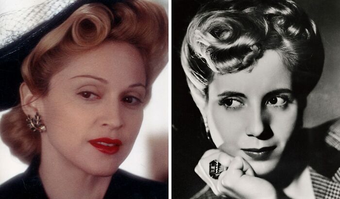 Madonna As Eva Perón In "Evita"