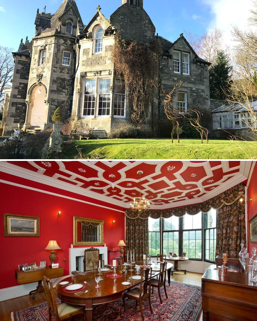 One Of The Ballantyne Villas In Walkerburn, Scottish Borders