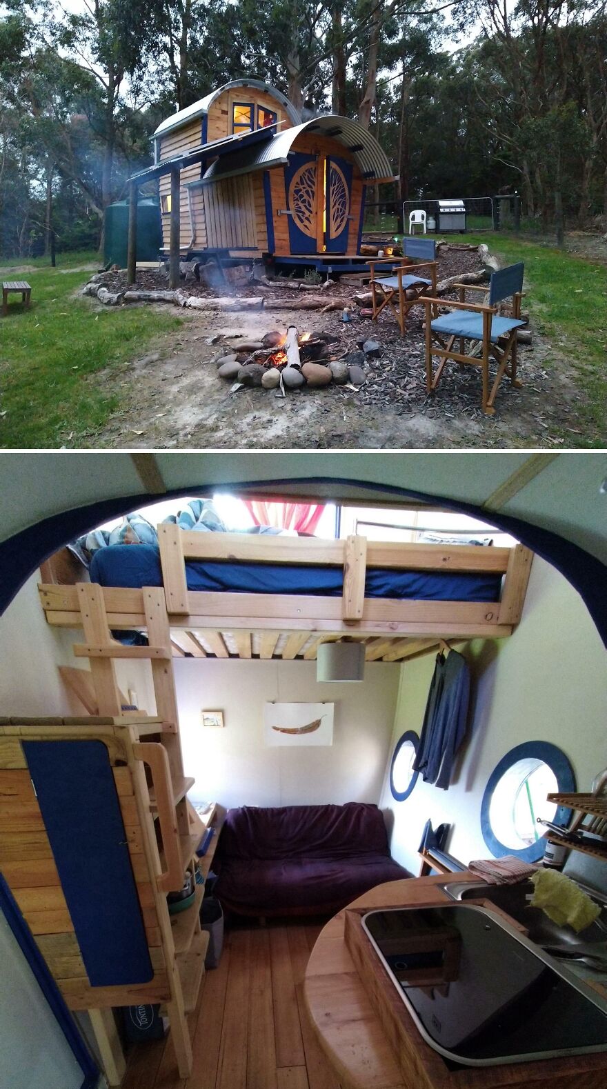 The AirBnB My Wife And I Are Spending The Weekend At, Victoria Australia. It's So Cute!