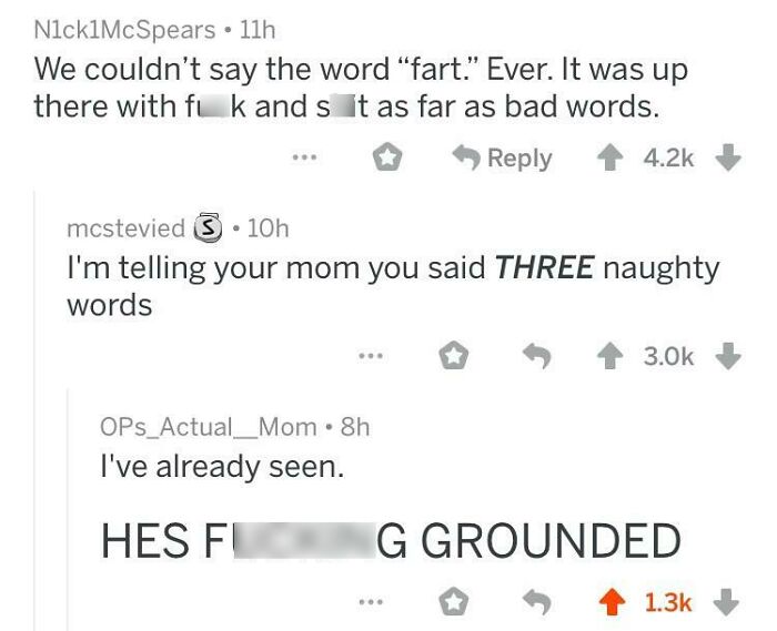 In A Thread About Ridiculous Rules From Your Childhood