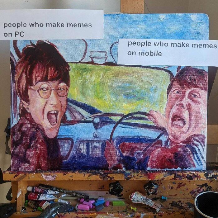 I Spent Way Too Much Time On This, Oil On Canvas