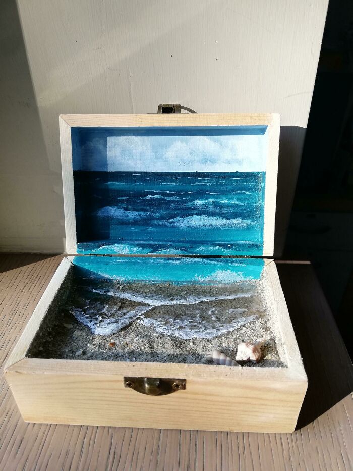 I Make Worlds Inside Of Boxes, This Is The Last One I Made