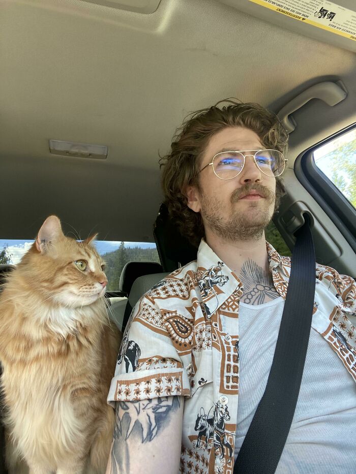 On A Road Trip! Garry Is Trying To Offer Navigation Tips But Simply Cannot Be Trusted