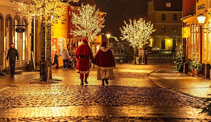 Santa On His Way To The Next Town