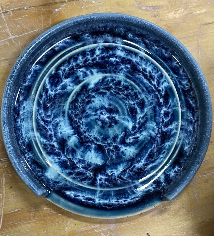 Thrilled With The Way The Glaze Came Out On This Spoon-Rest I Made For A Friend