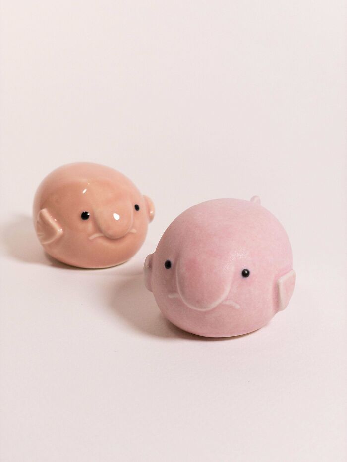 Made Some Little Blobfish Desk Buddies / Paperweights