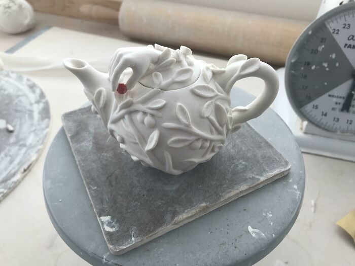 My Moms Ceramic Teapot
