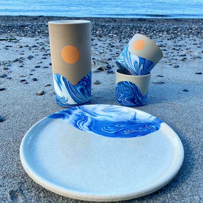 Cone 8, Colored Porcelain