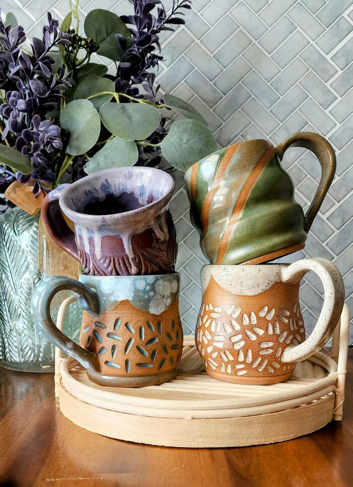 I Shared The Blue Mug Last Night And Ya'll Wanted To See More. Here They Are!