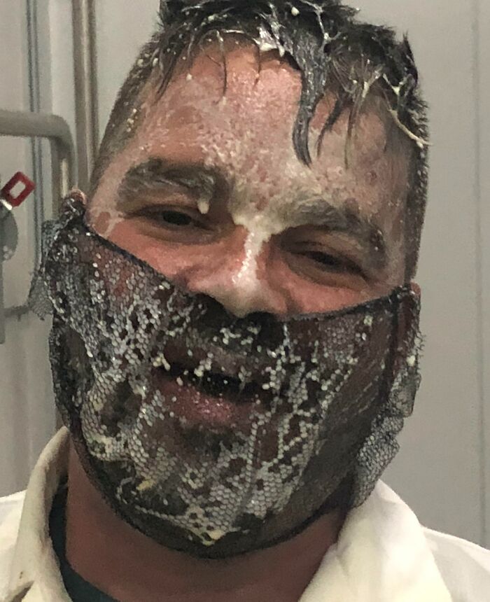 Coworker Opened Pressurized Milk Line, Blew His Hat And Hairnet Off