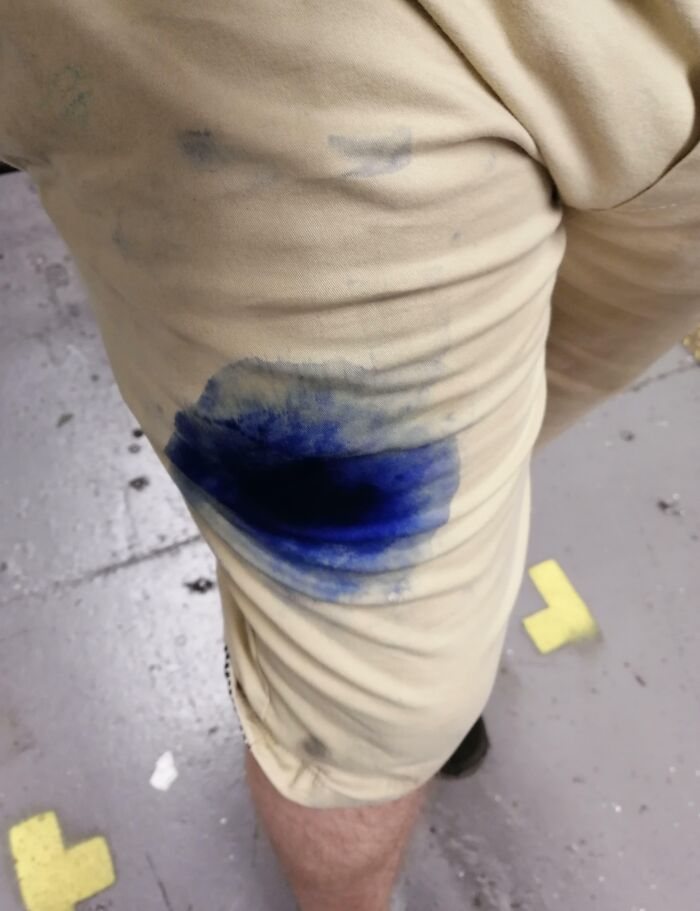 Had A Pen In My Pocket At Work, Looked Down To This