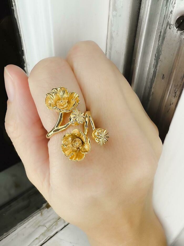I Just Made This Poppy Ring And I Wanted To Share It Here