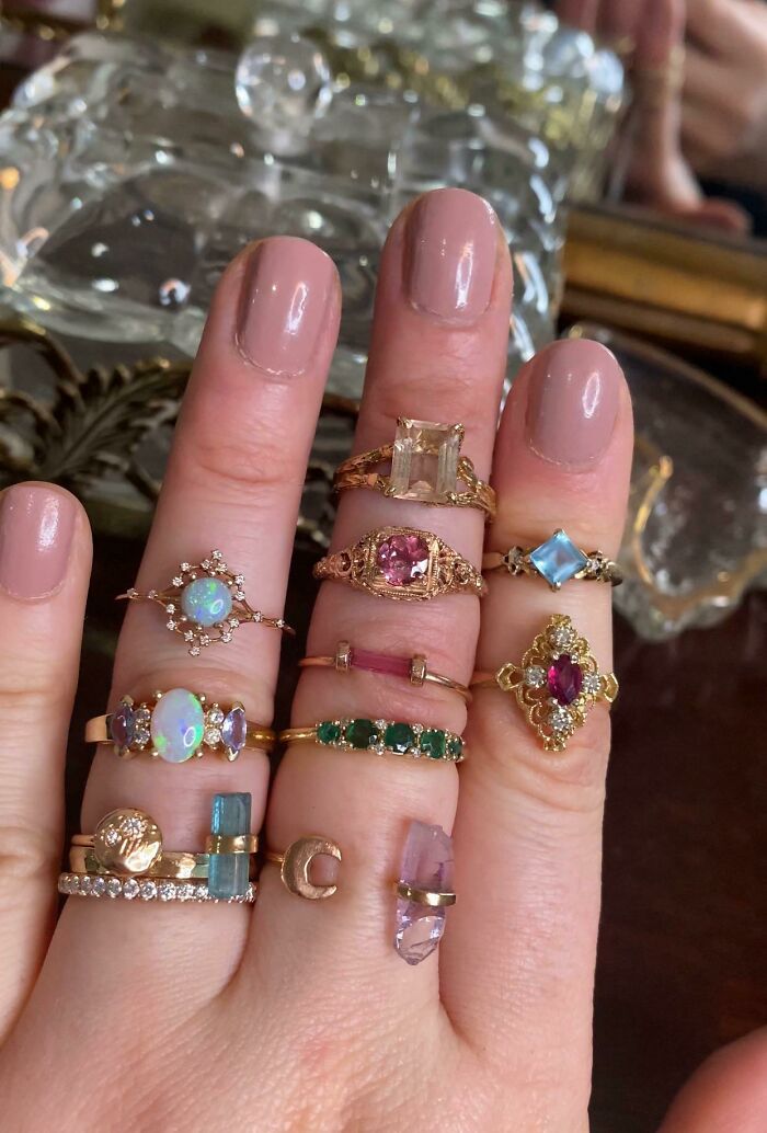 Sólo quería compartir algunos anillos nuevos que hice