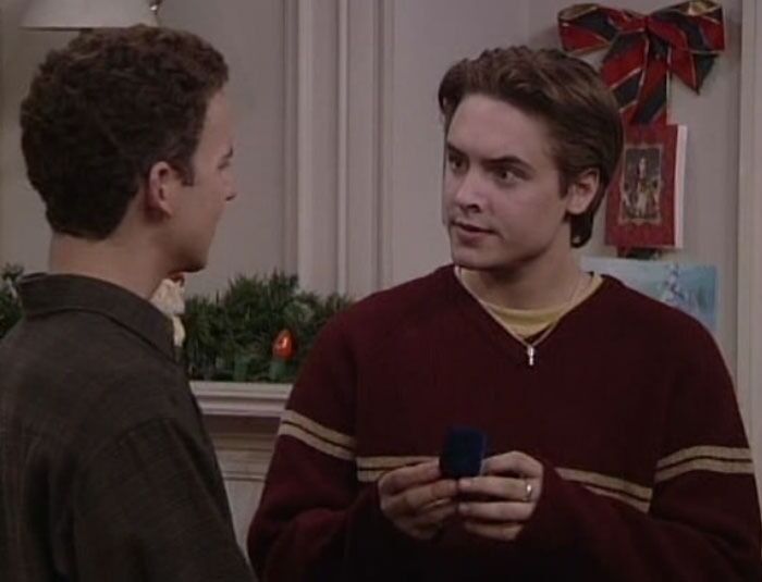 Shawn talking to Cory 